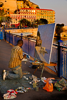 Painter in Nice